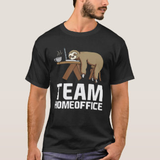 Camiseta Equipe Home Office Preguiça Dormindo Home Office 2
