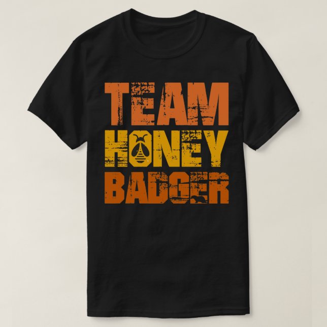 Camiseta Equipe Honey Badger 7 (Frente do Design)