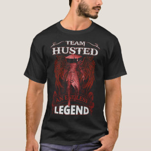 Camiseta Equipe HUSTED - Uma LENDA Sem Fim