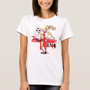 Camiseta Equipe Inglaterra Futebol Gráfico da Lola Bunny