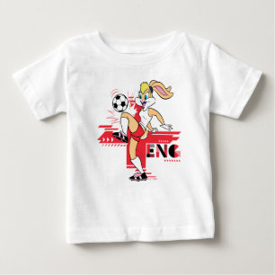 Camiseta Equipe Inglaterra Futebol Gráfico da Lola Bunny