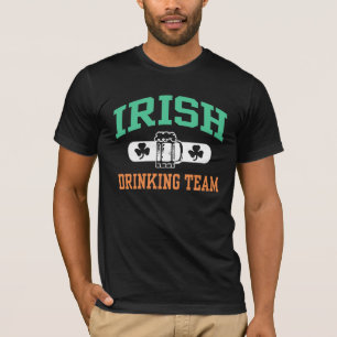 Camiseta Equipe irlandesa do bebendo