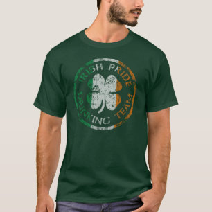Camiseta Equipe irlandesa oficial do bebendo do orgulho