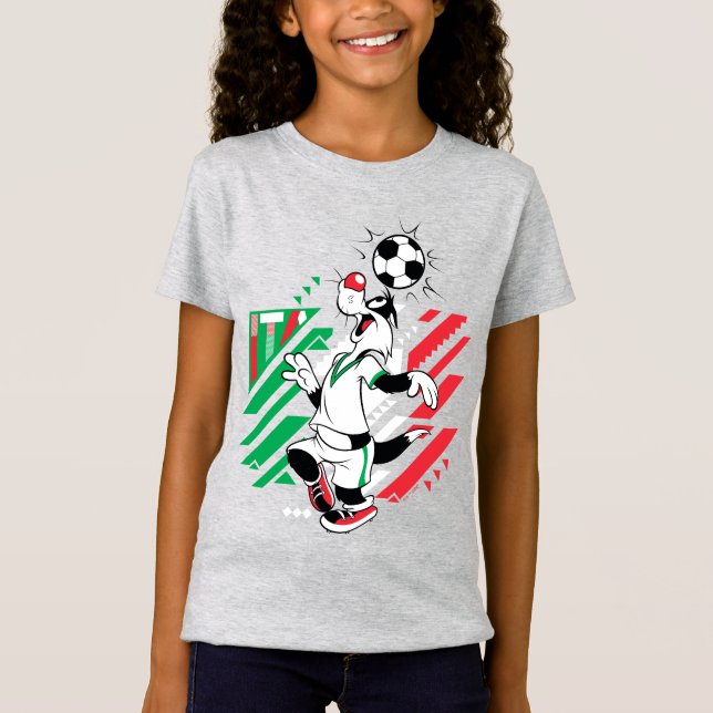 Camiseta Equipe Itália de Futebol Gráfico SYLVESTER™ (Frente)