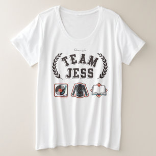 Camiseta Equipe Jess Gilmore Girls Design