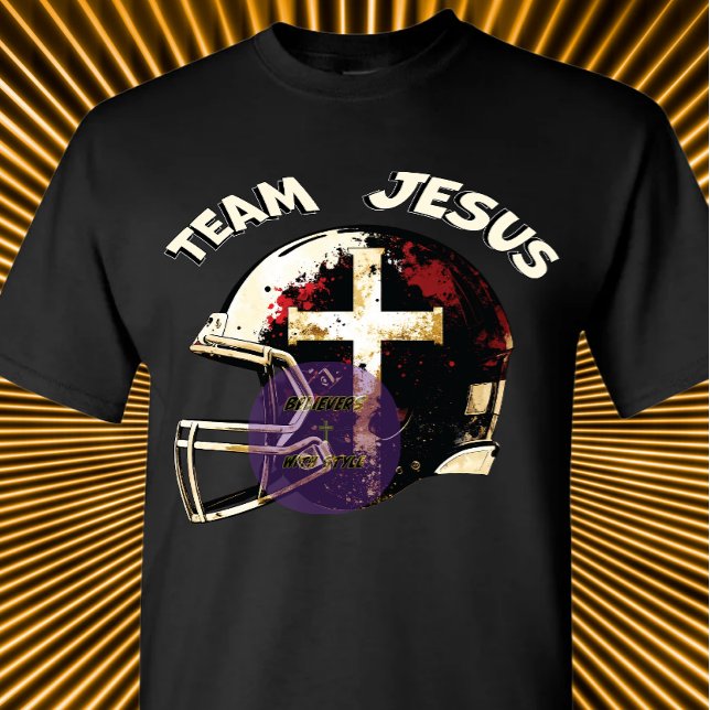 Camiseta Equipe Jesus - Cristão (Criador carregado)