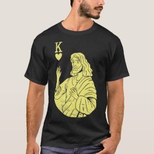 Camiseta Equipe Jesus Cristo é rei do coração Chris religio