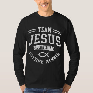 Camiseta Equipe Jesus João 316 Membro da Vida Deus Cristão