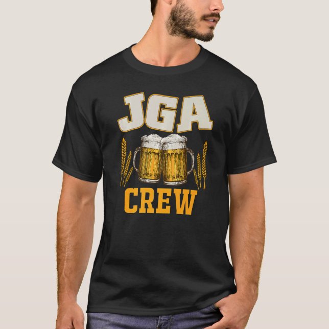 Camiseta Equipe Jga Com Cerveja Para A Despedida De Solteir (Frente)