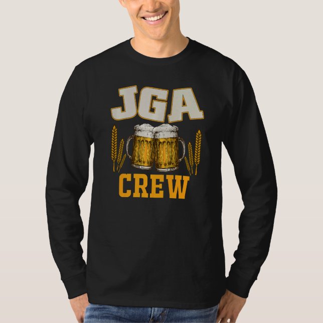 Camiseta Equipe Jga Com Cerveja Para A Festa De Despedida D (Frente)