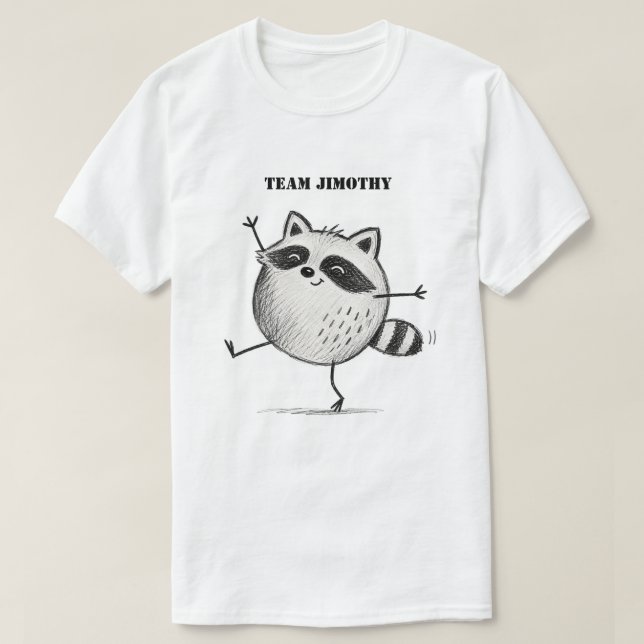 Camiseta Equipe Jimothy (Frente do Design)
