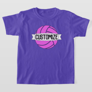 Camiseta Equipe, jogador, número & cor cor-de-rosa do