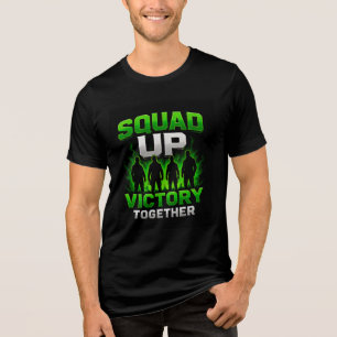 Camiseta 🟢 Equipe Juntos à Vitória Adolescentes Jogadores