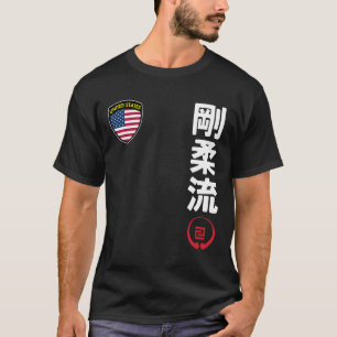 Camiseta Equipe Karate Goju Ryu Marca Usa Kanji Japonês Mar