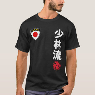 Camiseta Equipe Karate Shorin Ryu Japão Sinalizador japonês