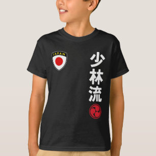 Camiseta Equipe Karate Shorin Ryu Japão Sinalizador japonês