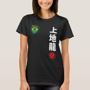 Camiseta Equipe Karate Uechi Ryu Brasil Bandeira Marcial Ja