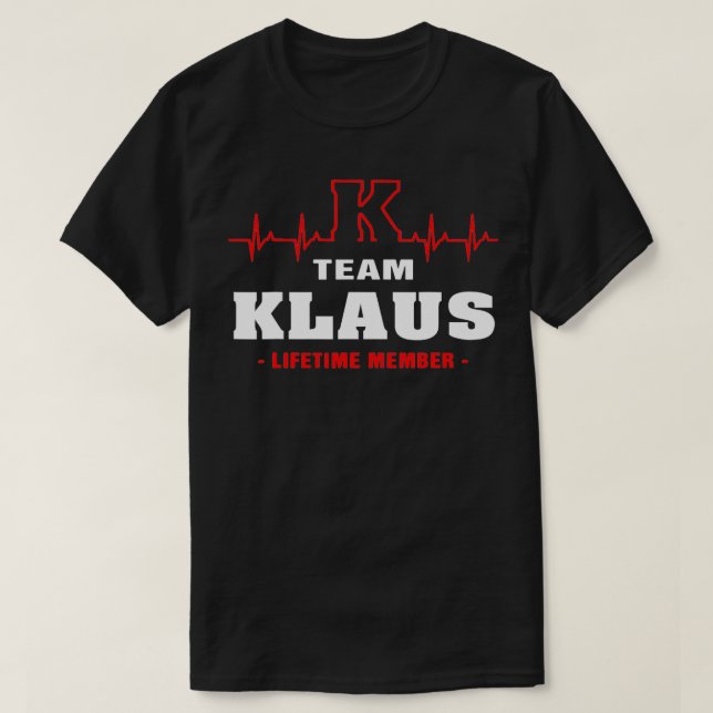 Camiseta Equipe Klaus membro da vida membro Proud Family Su (Frente do Design)