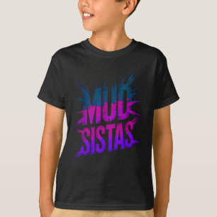 Camiseta Equipe lama irmãs da família correm lama irmãs mai