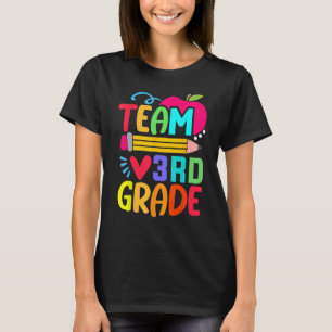 Camiseta Equipe Lápis Do Terceiro Grau De Volta Ao Professo