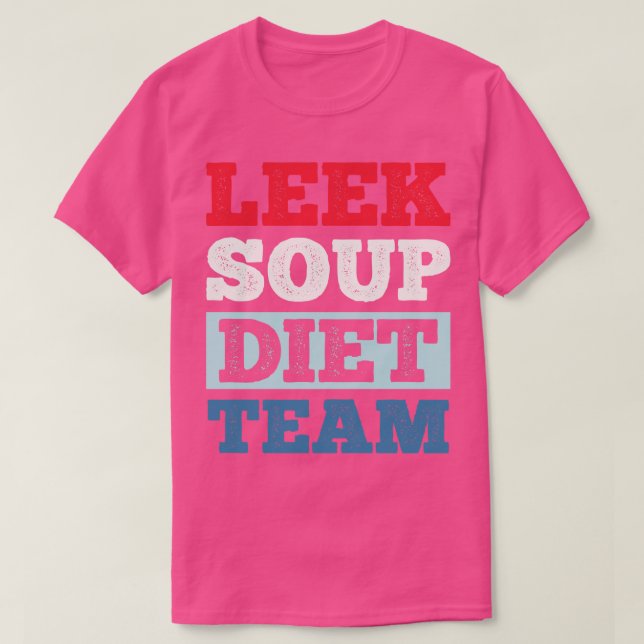 Camiseta Equipe Leek Soup Diet (Frente do Design)