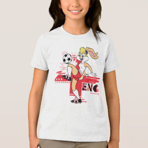 Camiseta Equipe Lola Bunny Inglaterra Futebol Gráfico