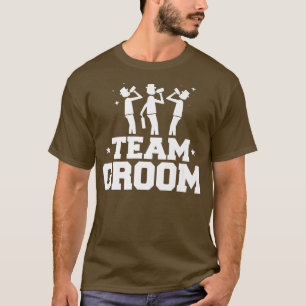 Camiseta Equipe masculina do noivo festa de despedida de so