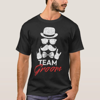 Camiseta Equipe Masculina do NoivoCasamento Casamento Festa