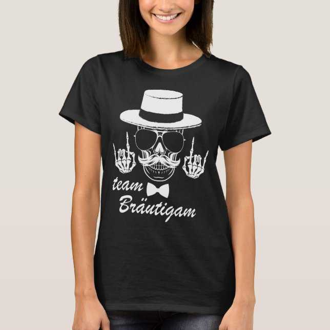 Camiseta Equipe masculina JGA Noite de Solteiro (Frente)