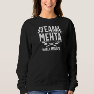 Camiseta Equipe Mehta - Orud Membro Da Família Mehta