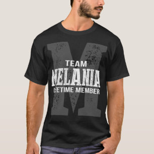 Camiseta Equipe MELANIA Membro do Lifetime