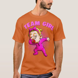 Camiseta Equipe Menina Engraçada Sexo Revelação Festa Dabbi