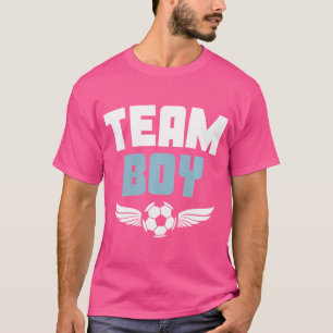 Camiseta Equipe Menino Gênero Revela Tema do Futebol Blue B