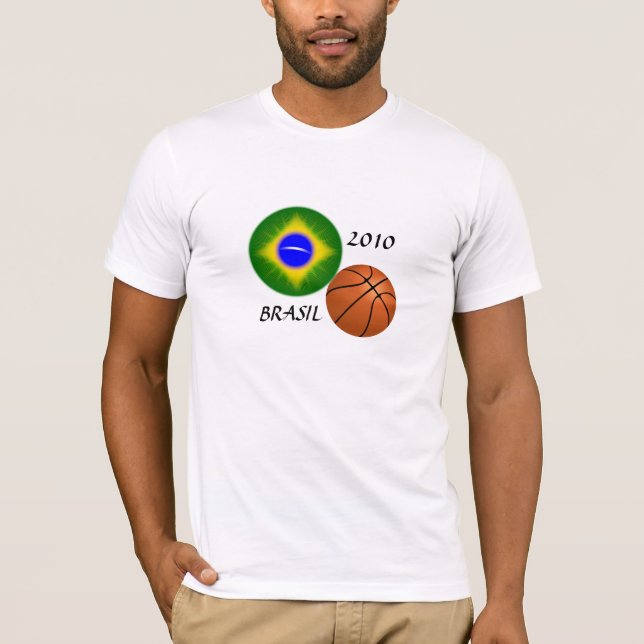 Camiseta Equipe Nacional de Basquete do Brasil (Frente)
