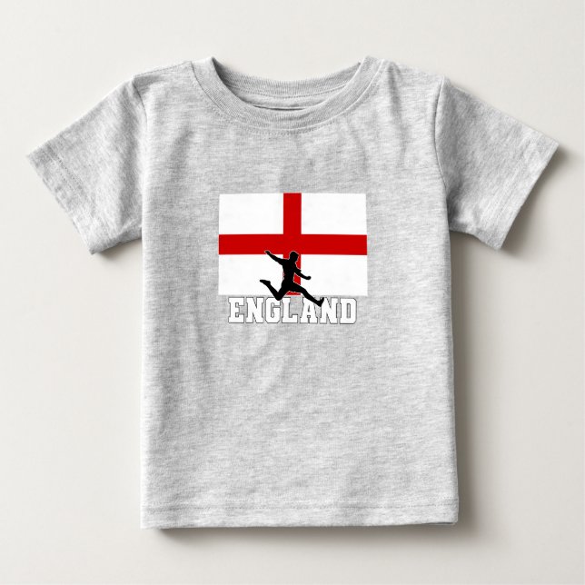 Camiseta Equipe Nacional de Futebol da Inglaterra (Frente)