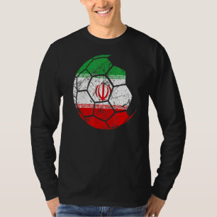 Camiseta Equipe Nacional De Futebol Do Irã Apoia A Bandeira