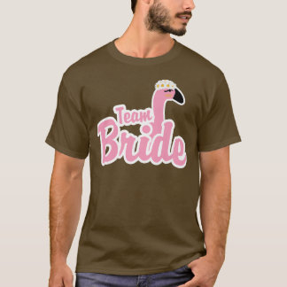 Camiseta Equipe Noiva Bird Flamingo Animal Variety Bachelor