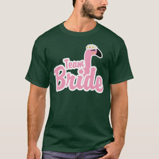 Camiseta Equipe Noiva Bird Flamingo Animal Variety Bachelor