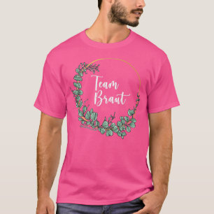 Camiseta Equipe Noiva I Floral Wreath Casamento Boho Style