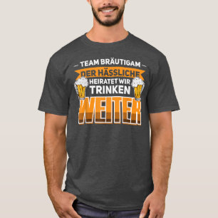 Camiseta Equipe Noivo Festa de Despedida Feio