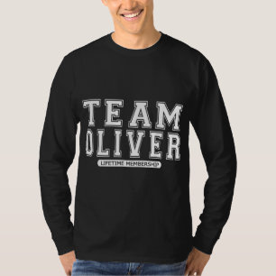 Camiseta Equipe OLIVER Familiar Sobrenome Sindical Membro d