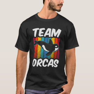 Camiseta Equipe Orcas Sea Orca Whale Protect
