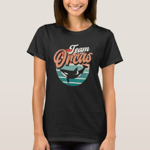Camiseta Equipe Orcas Whale Orca Protect Sea