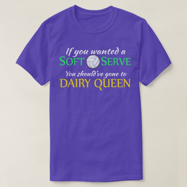 Camiseta Equipe P De Voleibol De Impressão Soft Serve (Frente do Design)