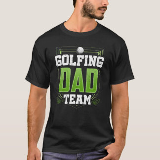 Camiseta Equipe Pai de Golfe Padre Golf Golfer Pai do Pai