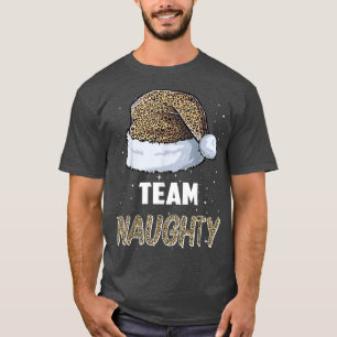 Camiseta Equipe Papais noeis de leopardo chapéu de pijamas 