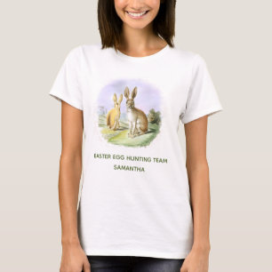 Camiseta Equipe Personalizada de Caça ao Ovo de Páscoa Bunn