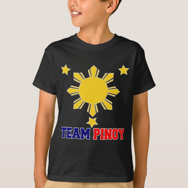 Camiseta Equipe Pinoy 3 estrelas e um Sun (Frente)