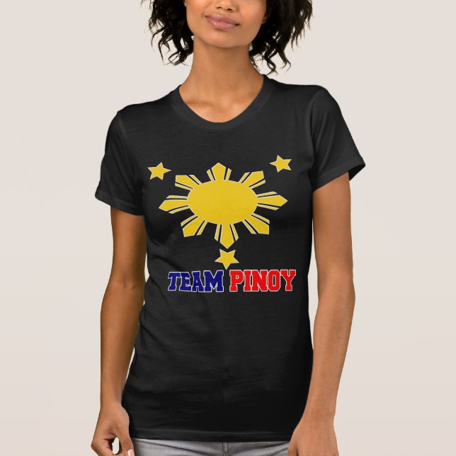 Camiseta Equipe Pinoy 3 estrelas e um Sun (Frente)