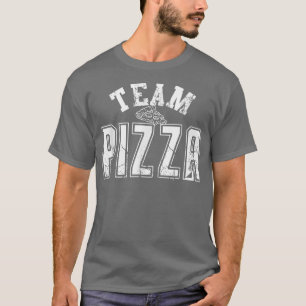 Camiseta Equipe Pizza correspondente Eu adoro o amante da c